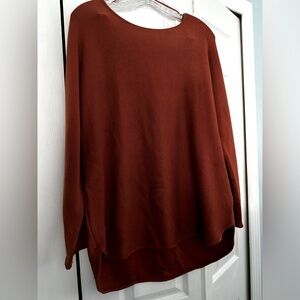 Michael Kors back zippered (goldtone) sweater